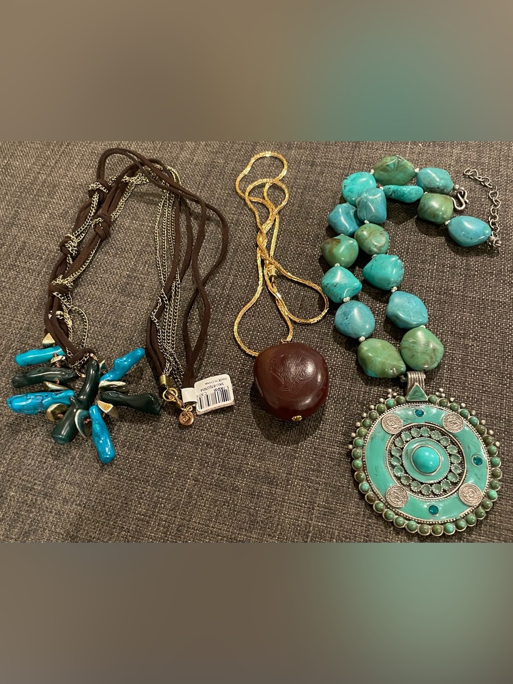 3 Piece Necklace Jewery Bundle